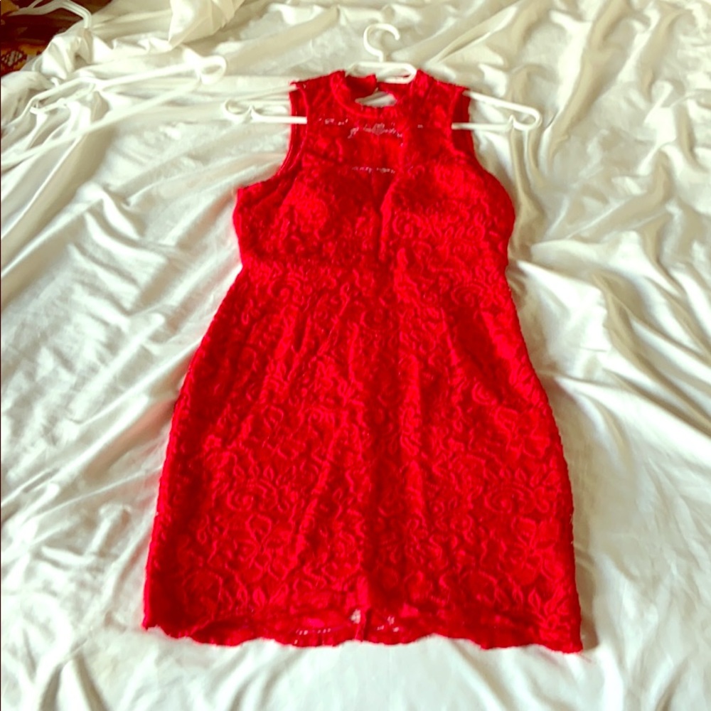 Red dress